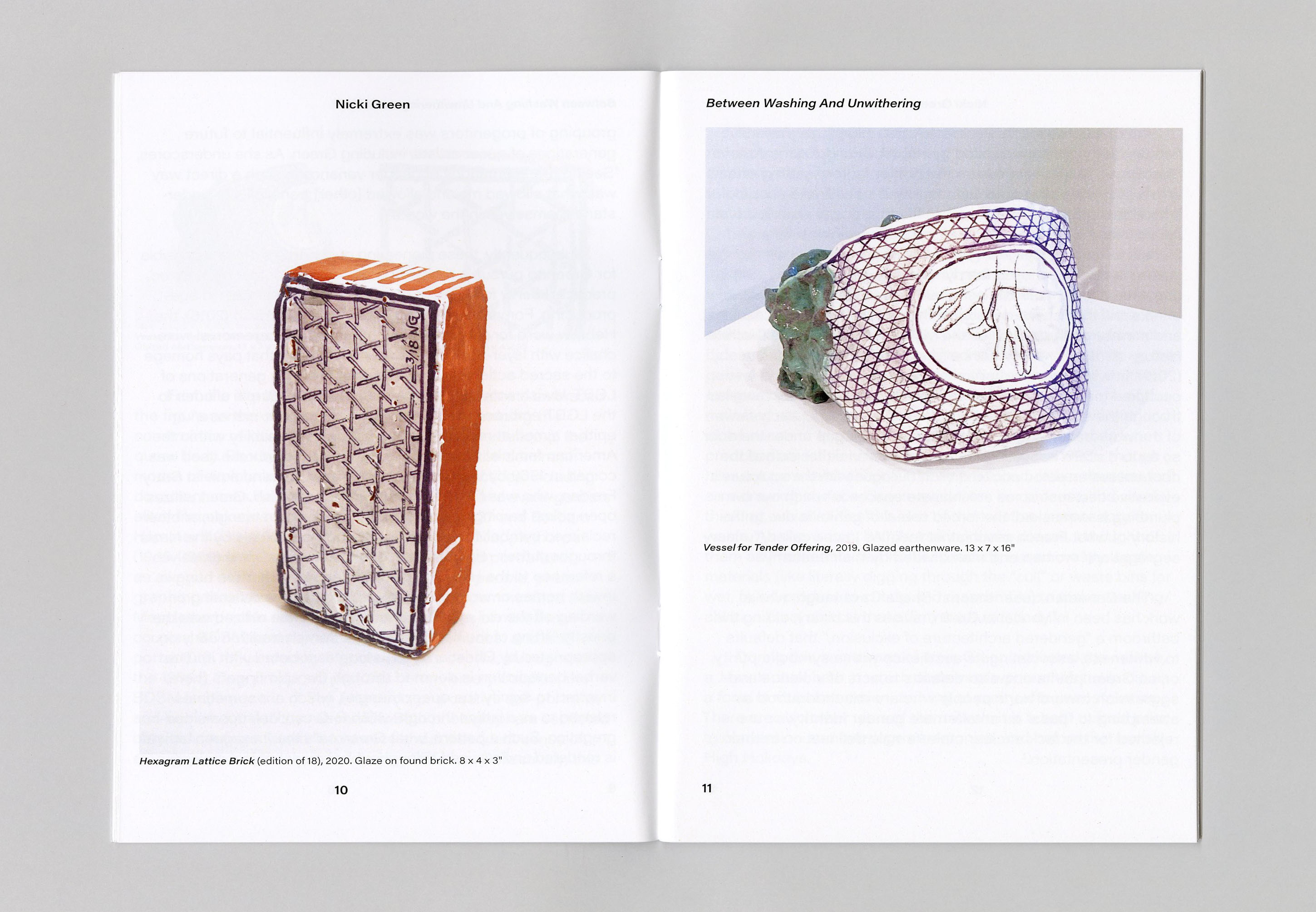 Between Unwashing and Uwithering catalogue design