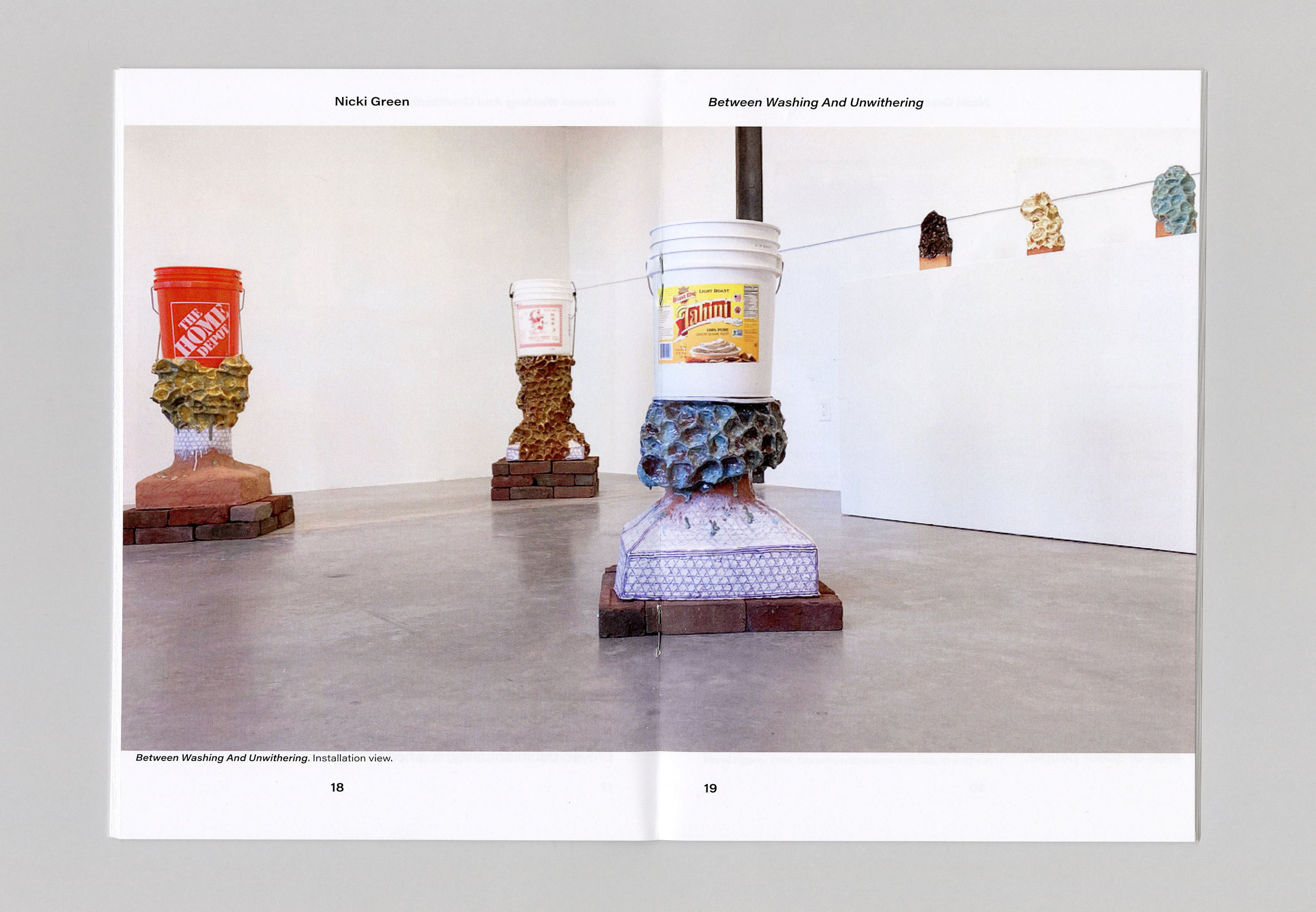 Between Unwashing and Uwithering catalogue design