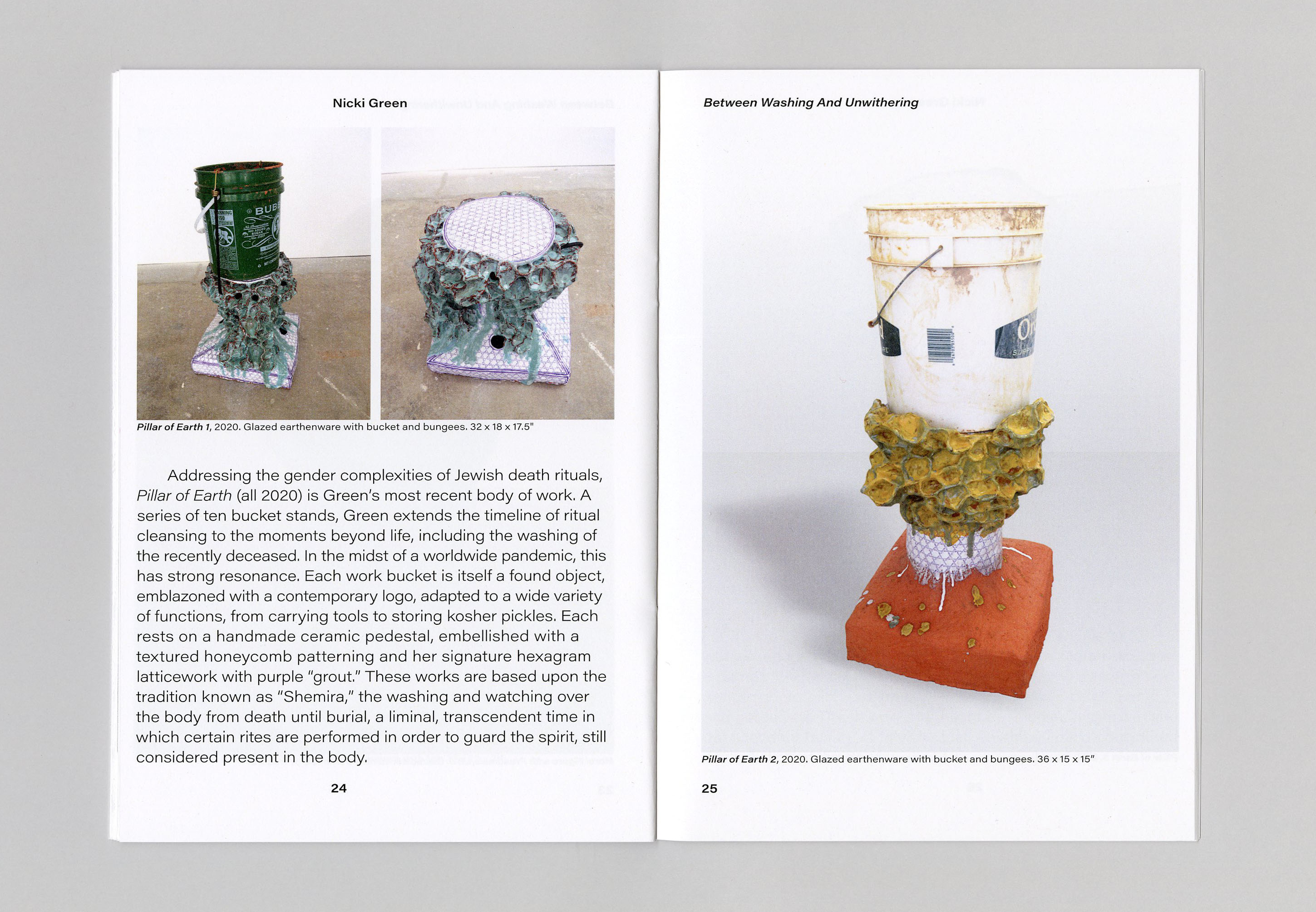 Between Unwashing and Uwithering catalogue design