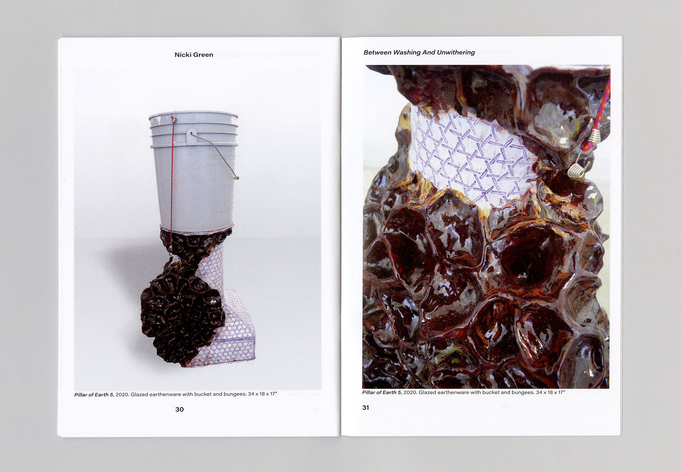 Between Unwashing and Uwithering catalogue design