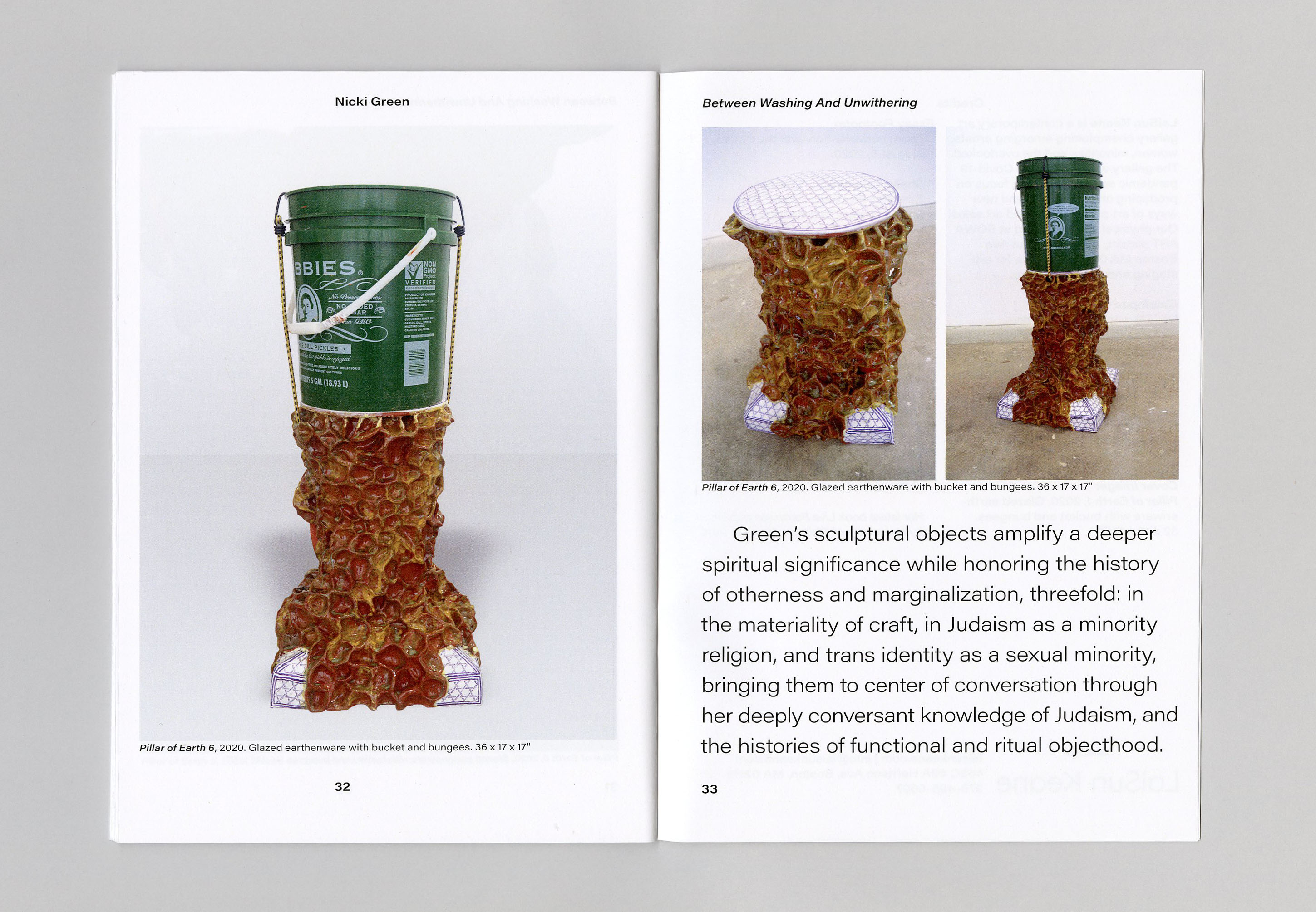 Between Unwashing and Uwithering catalogue design