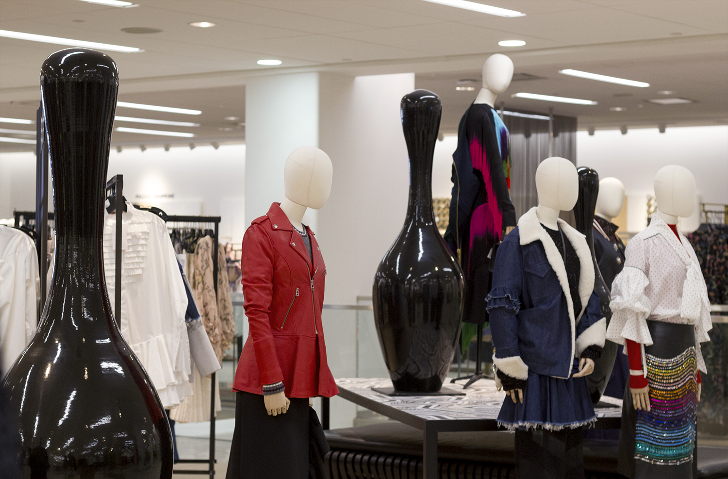 Mannequin Self Portrait: Saks Fifth